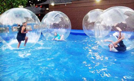 hamster ball water ride